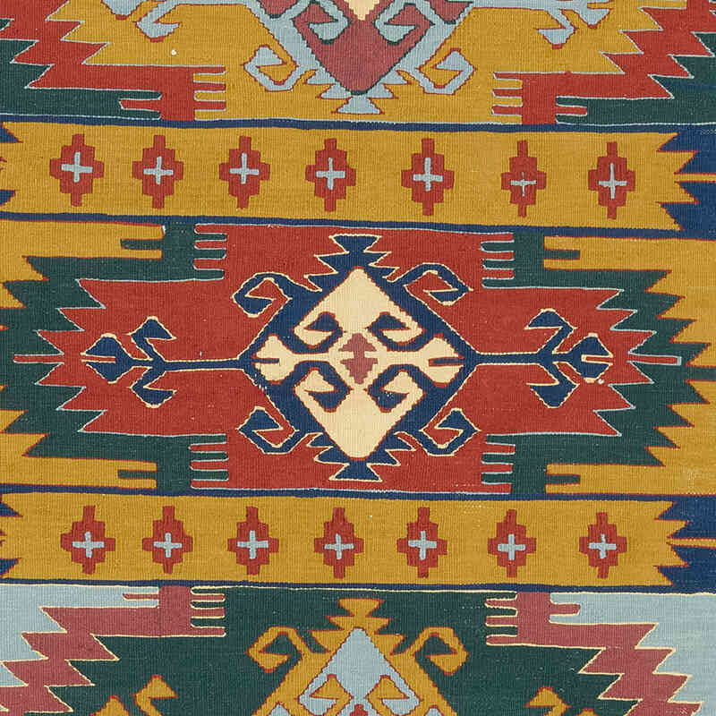 New Handwoven Turkish Kilim Rug - 3' 11" x 6' 4" (47" x 76") - K0080140