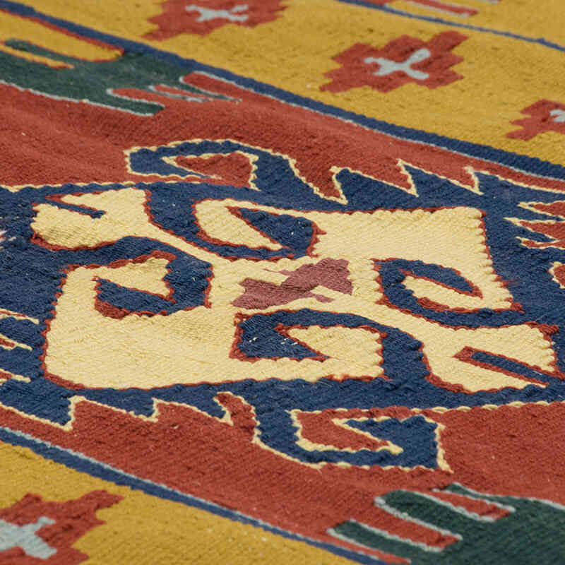 New Handwoven Turkish Kilim Rug - 3' 11" x 6' 4" (47" x 76") - K0080140