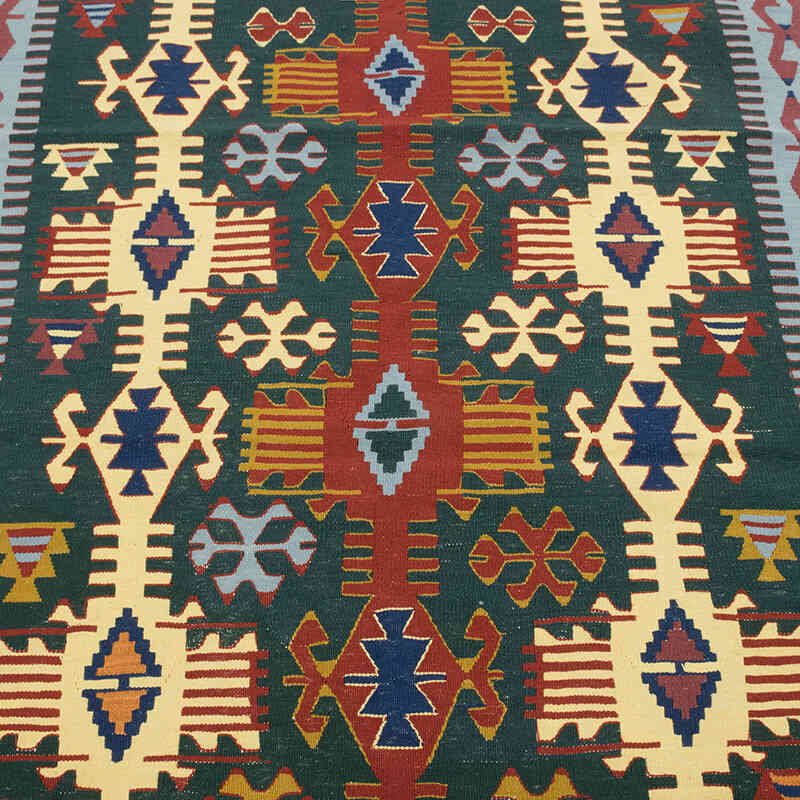 Yeni Kök Boya El Dokuma Kilim - 113 cm x 173 cm - K0080141