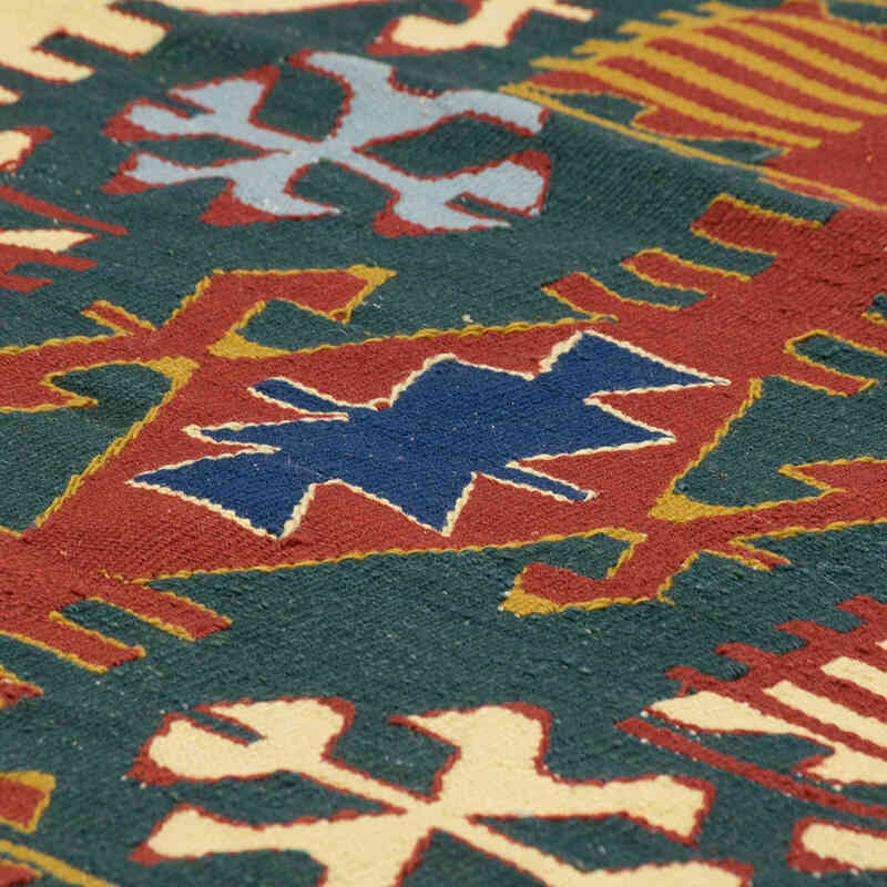 Yeni Kök Boya El Dokuma Kilim - 113 cm x 173 cm - K0080141