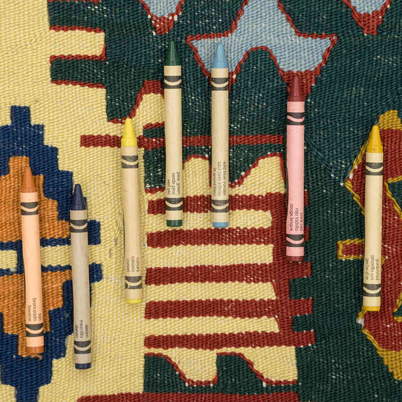 Yeni Kök Boya El Dokuma Kilim - 113 cm x 173 cm - K0080141
