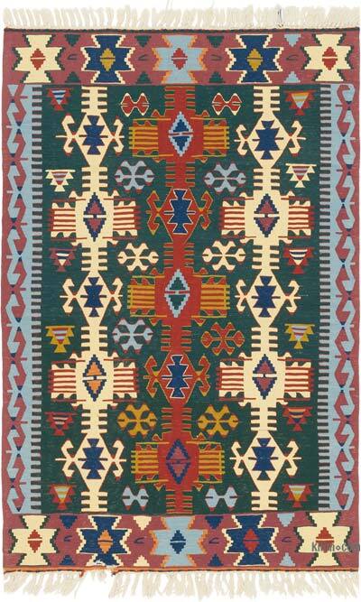 Yeni Kök Boya El Dokuma Kilim - 113 cm x 173 cm