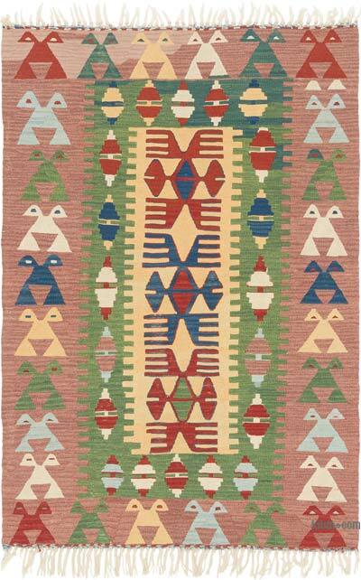 Yeni Kök Boya El Dokuma Kilim - 113 cm x 168 cm