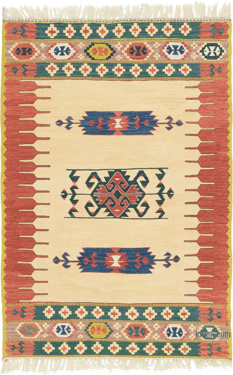 Nueva Alfombra Turca Kilim - 113 cm x 165 cm - K0080143