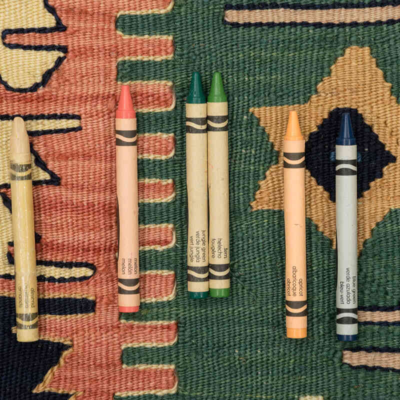 Nueva Alfombra Turca Kilim - 121 cm x 178 cm - K0080145