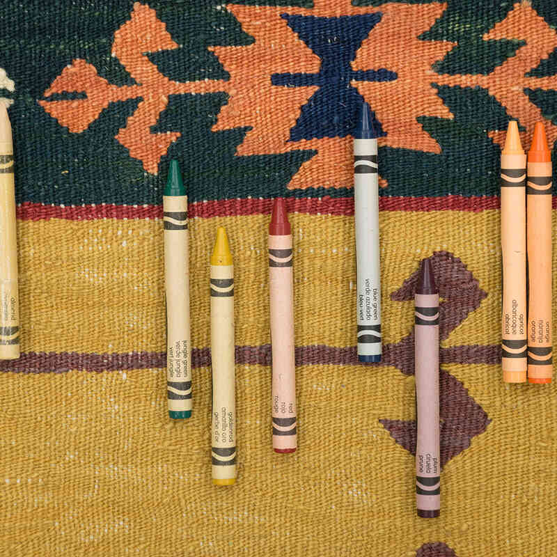 Nueva Alfombra Turca Kilim - 115 cm x 170 cm - K0080146