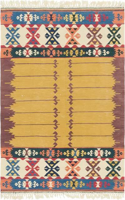 Yeni Kök Boya El Dokuma Kilim - 115 cm x 170 cm