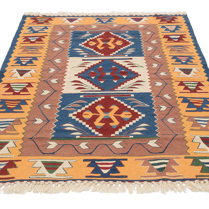 Nueva Alfombra Turca Kilim - 111 cm x 160 cm - K0080147