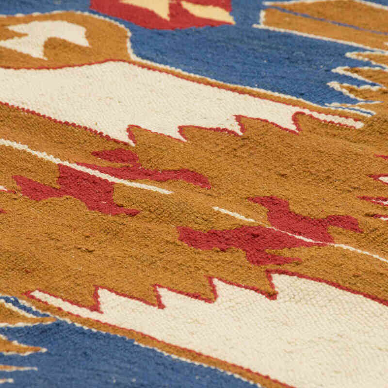 New Handwoven Turkish Kilim Rug - 3' 10" x 5' 7" (46" x 67") - K0080148