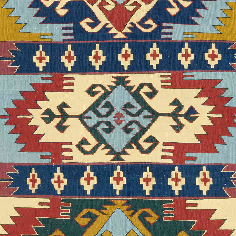 Yeni Kök Boya El Dokuma Kilim - 117 cm x 180 cm - K0080149