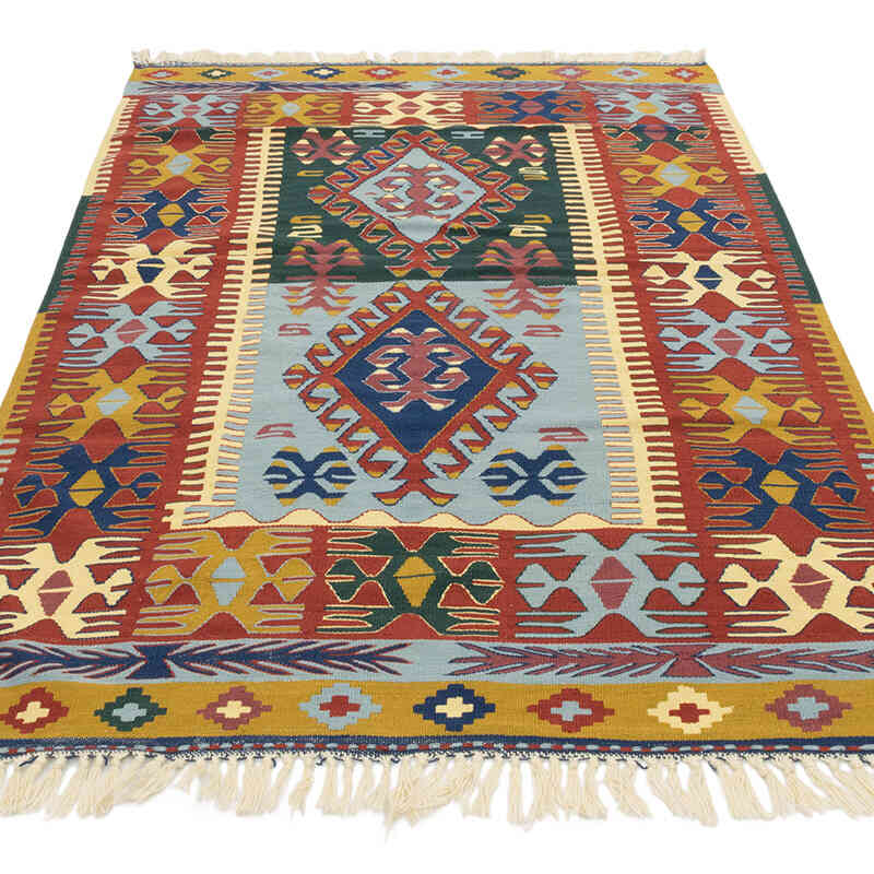 Yeni Kök Boya El Dokuma Kilim - 120 cm x 170 cm - K0080150
