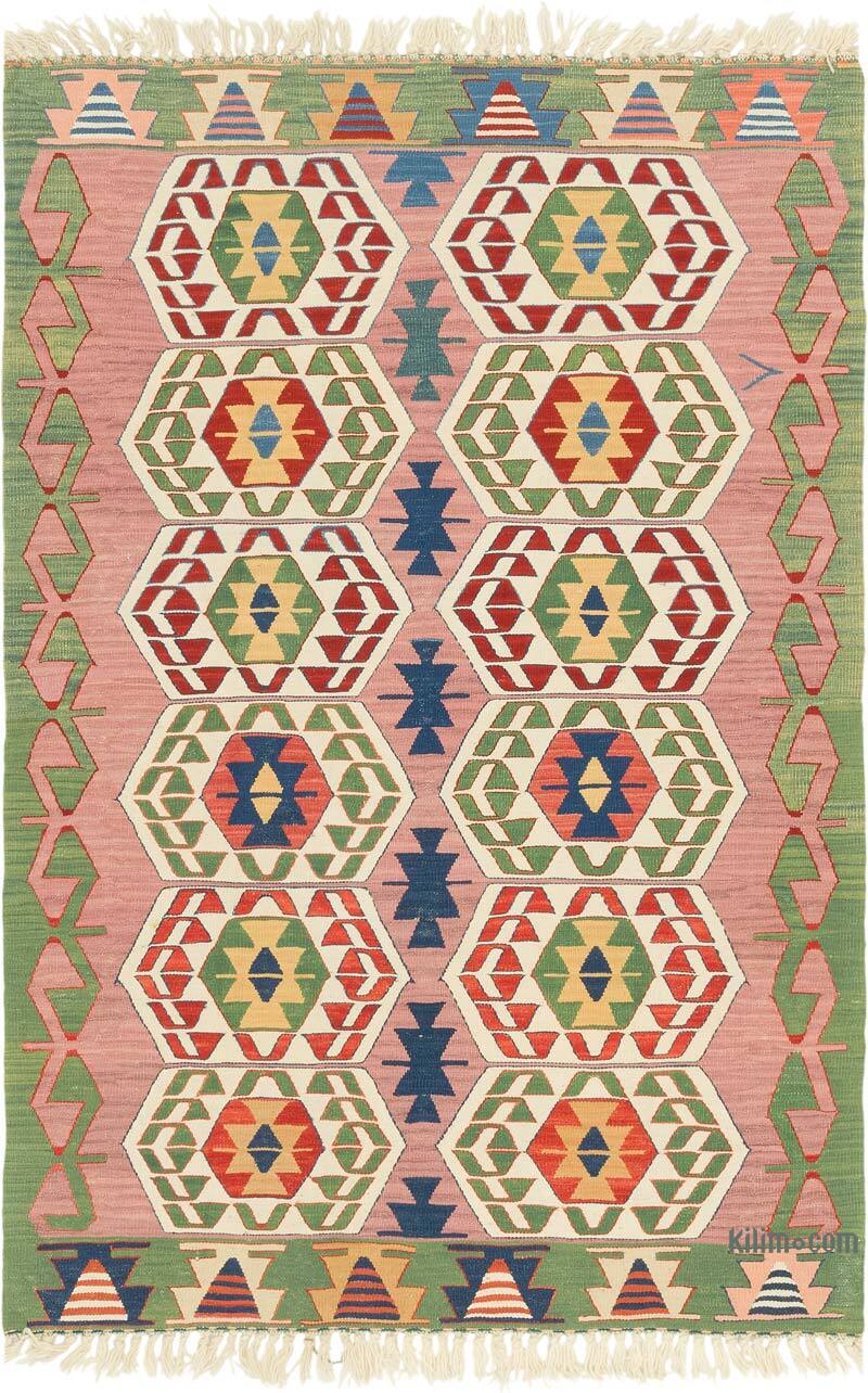 Nueva Alfombra Turca Kilim - 110 cm x 165 cm - K0080151