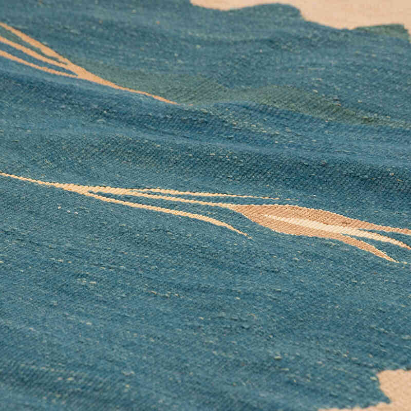 Yeni Kök Boya El Dokuma Kilim - 86 cm x 122 cm - K0080152