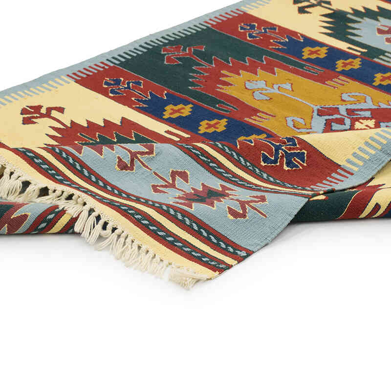 Yeni Kök Boya El Dokuma Kilim - 120 cm x 190 cm - K0080154