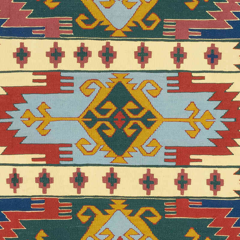 New Handwoven Turkish Kilim Rug - 3' 11" x 5' 9" (47" x 69") - K0080155