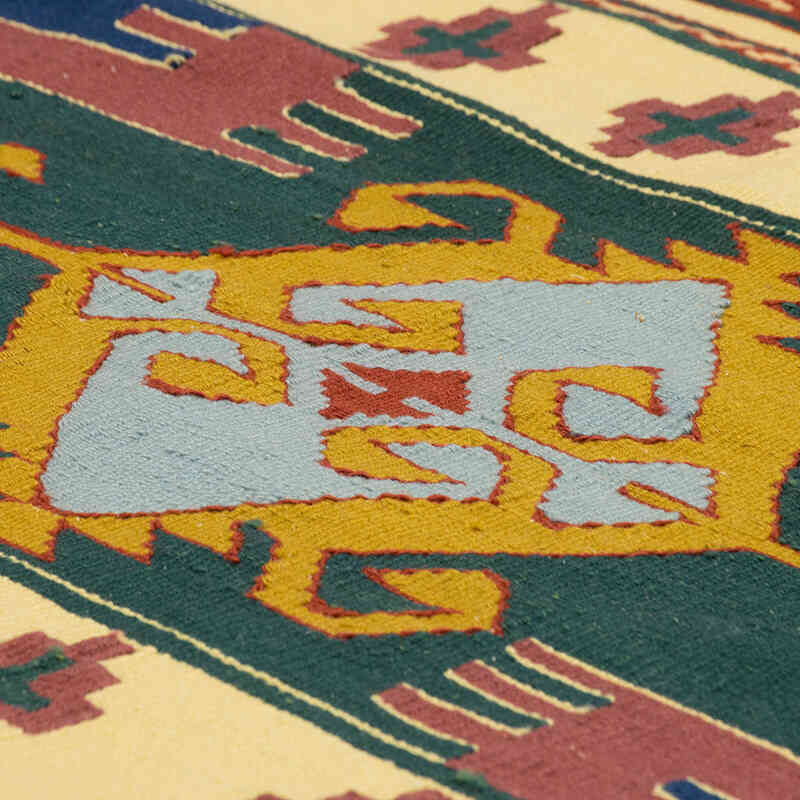 New Handwoven Turkish Kilim Rug - 3' 11" x 5' 9" (47" x 69") - K0080155