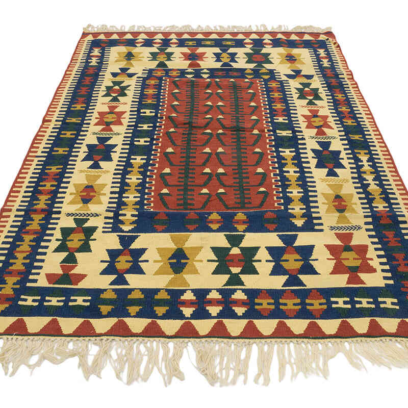 Yeni Kök Boya El Dokuma Kilim - 120 cm x 175 cm - K0080157