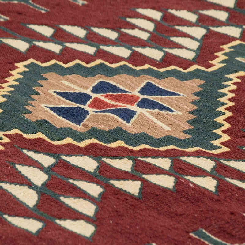 New Handwoven Turkish Kilim Rug - 3' 8" x 5' 3" (44" x 63") - K0080158