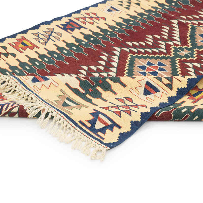 New Handwoven Turkish Kilim Rug - 3' 8" x 5' 3" (44" x 63") - K0080158