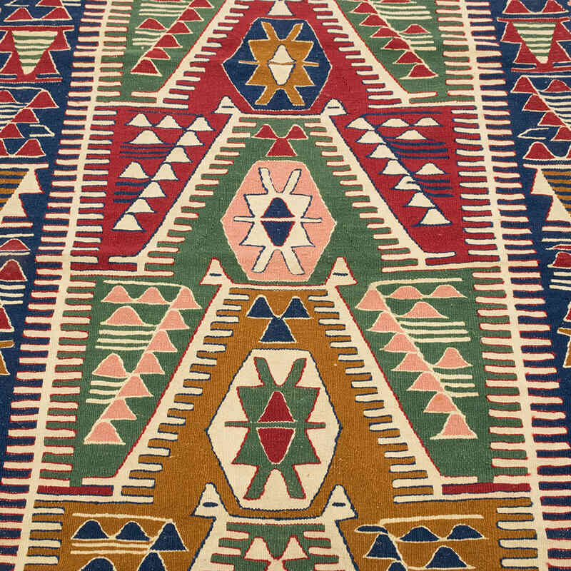 Yeni Kök Boya El Dokuma Kilim - 114 cm x 167 cm - K0080159