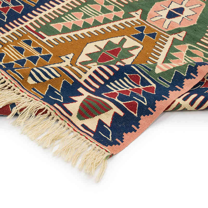 Yeni Kök Boya El Dokuma Kilim - 114 cm x 167 cm - K0080159