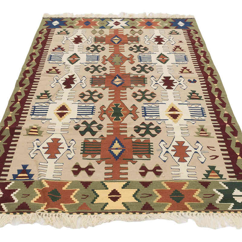 Yeni Kök Boya El Dokuma Kilim - 113 cm x 170 cm - K0080160