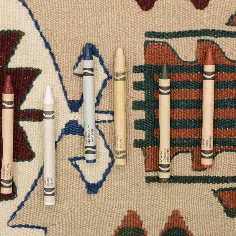 Yeni Kök Boya El Dokuma Kilim - 113 cm x 170 cm - K0080160