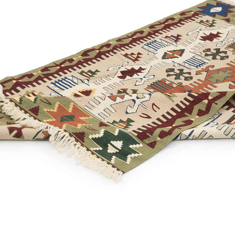 Yeni Kök Boya El Dokuma Kilim - 113 cm x 170 cm - K0080160