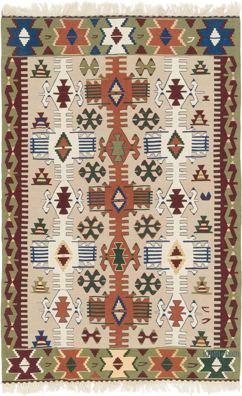 Yeni Kök Boya El Dokuma Kilim - 113 cm x 170 cm - K0080160