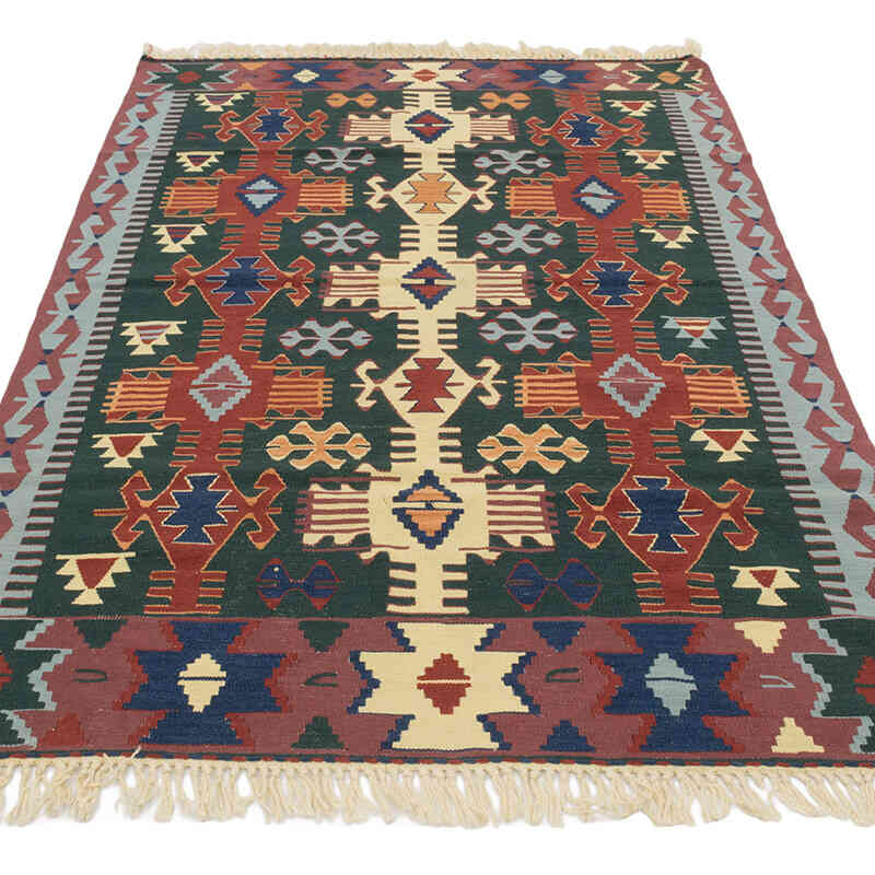 Nueva Alfombra Turca Kilim - 113 cm x 173 cm - K0080162
