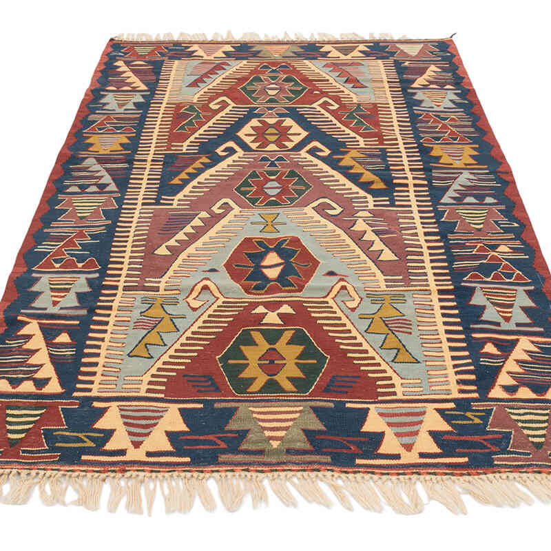 Nueva Alfombra Turca Kilim - 116 cm x 172 cm - K0080163