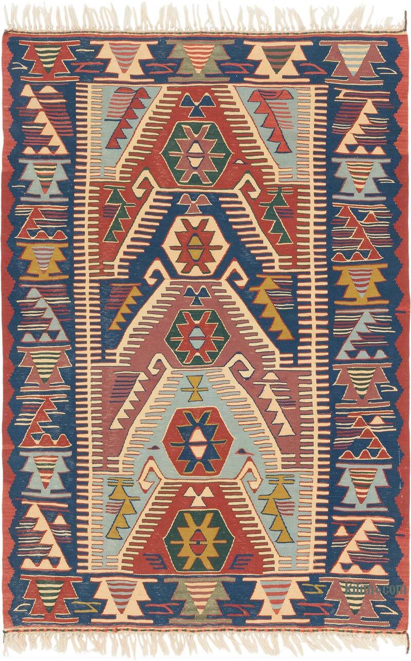 Nueva Alfombra Turca Kilim - 116 cm x 172 cm - K0080163