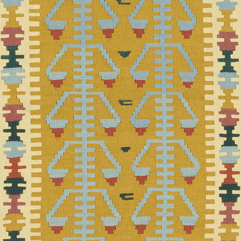 Nueva Alfombra Turca Kilim - 117 cm x 170 cm - K0080165