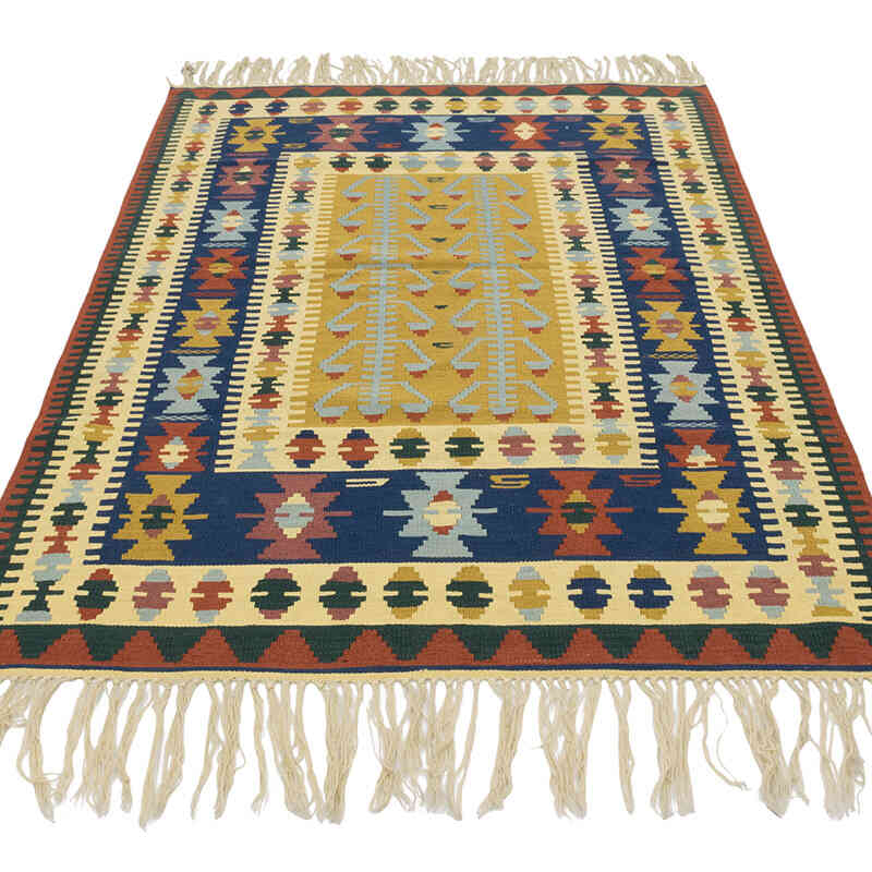 Nueva Alfombra Turca Kilim - 117 cm x 170 cm - K0080165