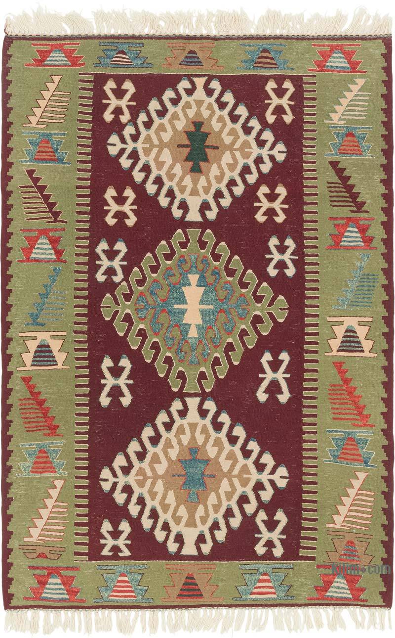 Yeni Kök Boya El Dokuma Kilim - 117 cm x 170 cm - K0080167