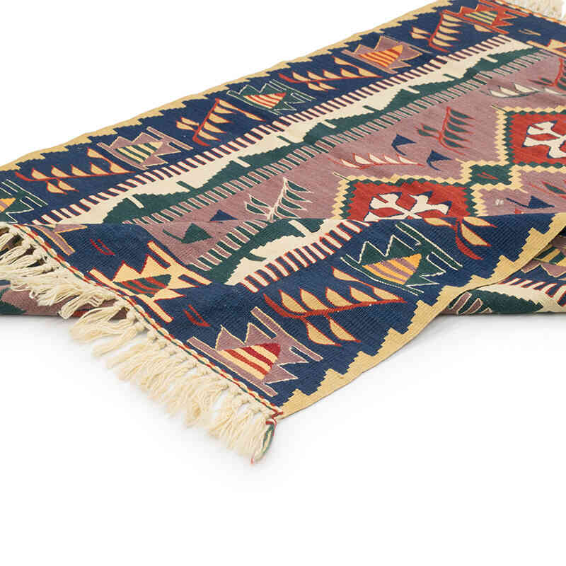 Yeni Kök Boya El Dokuma Kilim - 112 cm x 158 cm - K0080169