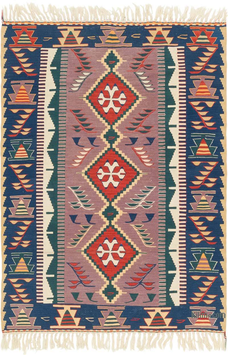 Yeni Kök Boya El Dokuma Kilim - 112 cm x 158 cm - K0080169