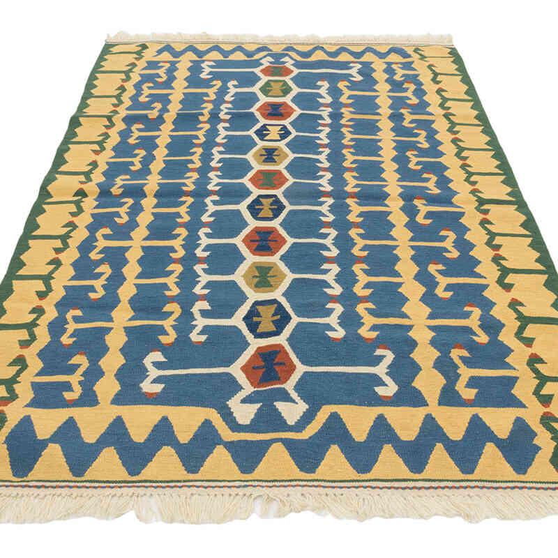 Yeni Kök Boya El Dokuma Kilim - 120 cm x 170 cm - K0080170