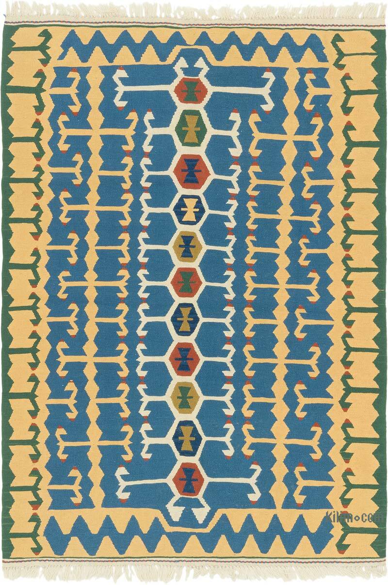 Yeni Kök Boya El Dokuma Kilim - 120 cm x 170 cm - K0080170