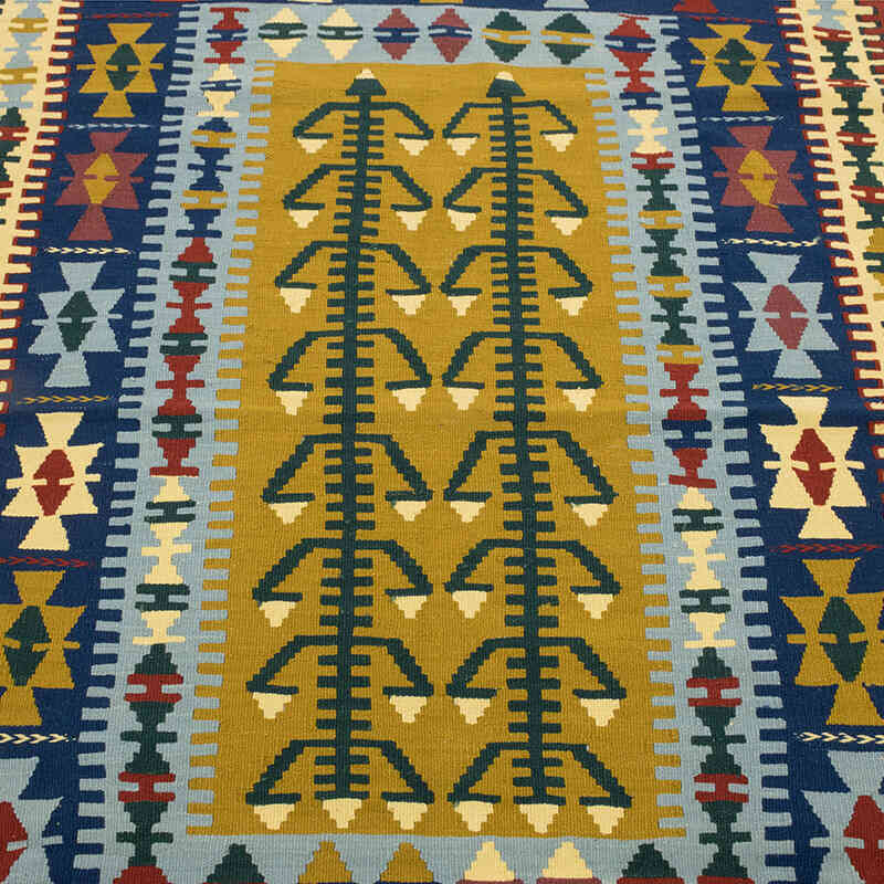 Yeni Kök Boya El Dokuma Kilim - 121 cm x 183 cm - K0080171