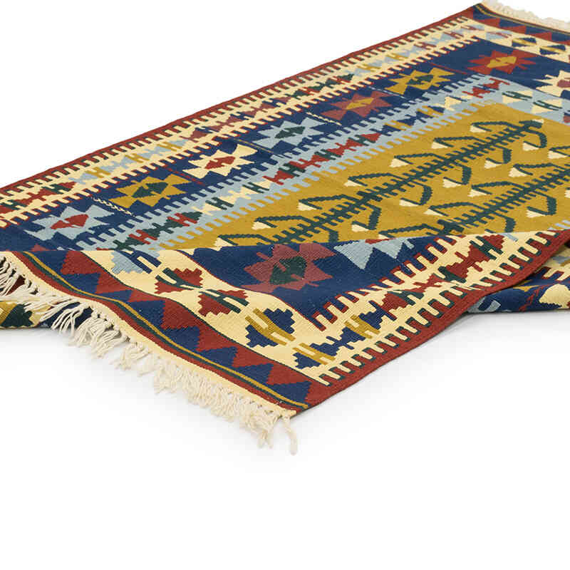 Yeni Kök Boya El Dokuma Kilim - 121 cm x 183 cm - K0080171