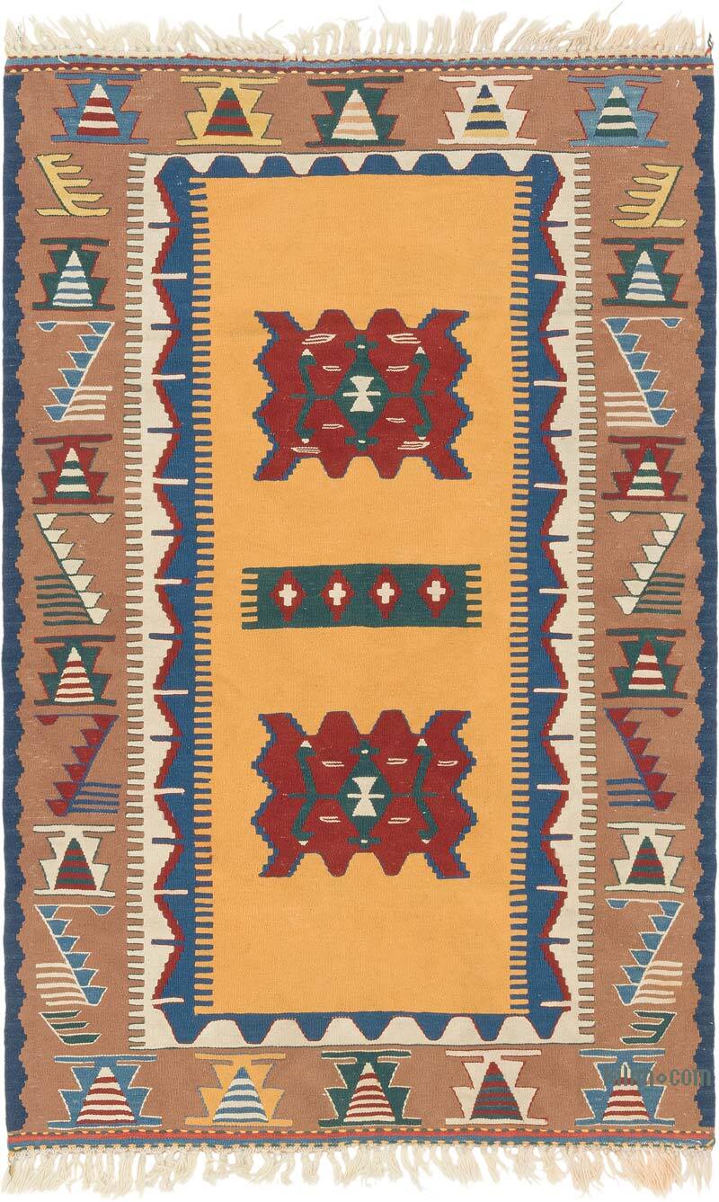 Nueva Alfombra Turca Kilim - 108 cm x 163 cm - K0080172