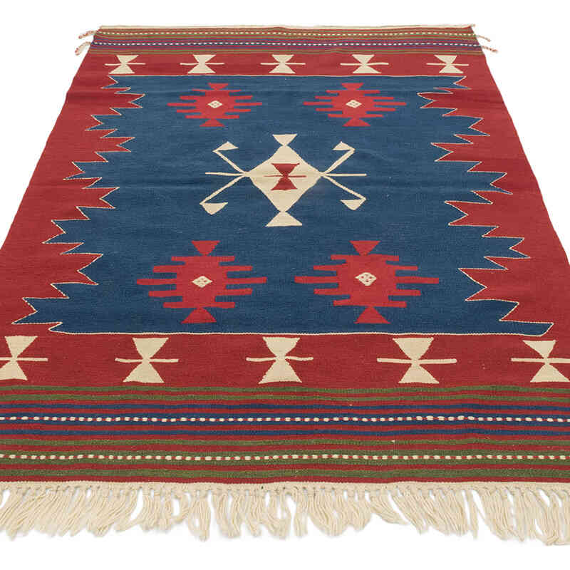 Nueva Alfombra Turca Kilim - 119 cm x 171 cm - K0080174