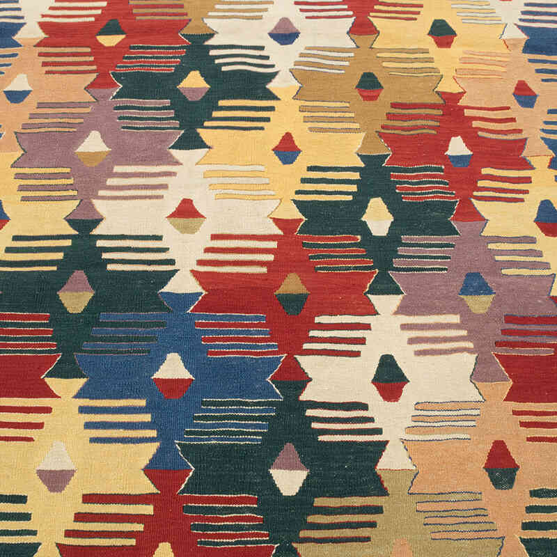 New Handwoven Turkish Kilim Rug - 4' 3" x 5' 10" (51" x 70") - K0080175