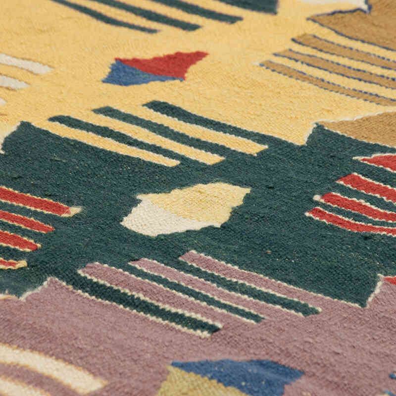 New Handwoven Turkish Kilim Rug - 4' 3" x 5' 10" (51" x 70") - K0080175