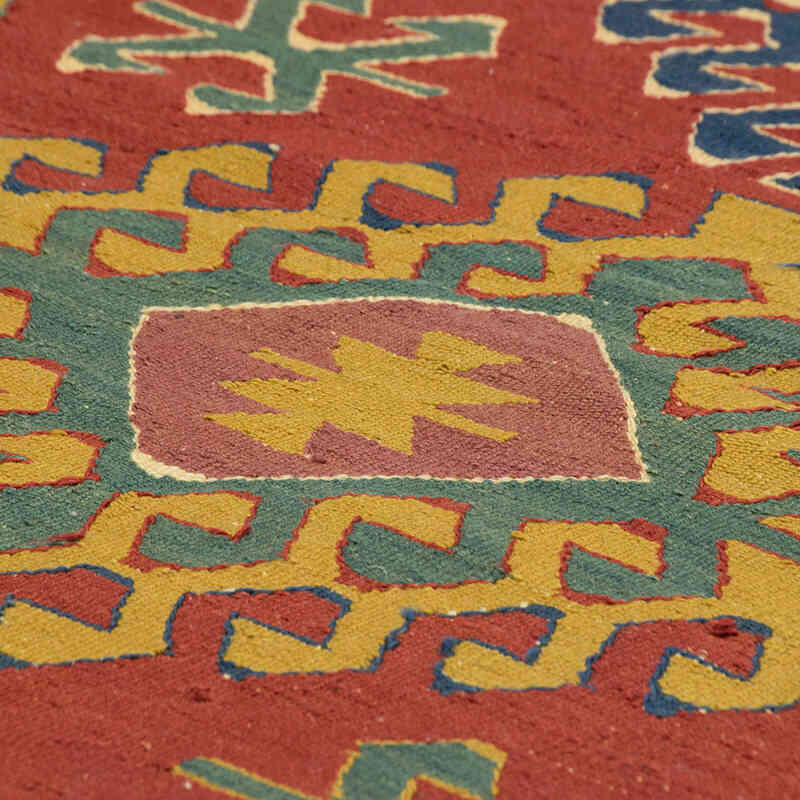 New Handwoven Turkish Kilim Rug - 3' 10" x 5' 9" (46" x 69") - K0080176