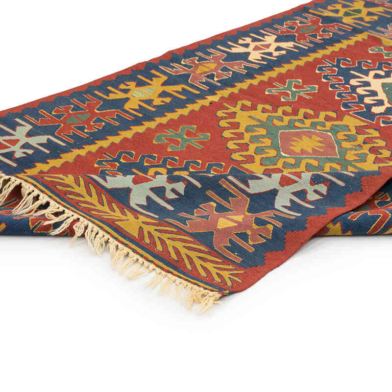 New Handwoven Turkish Kilim Rug - 3' 10" x 5' 9" (46" x 69") - K0080176