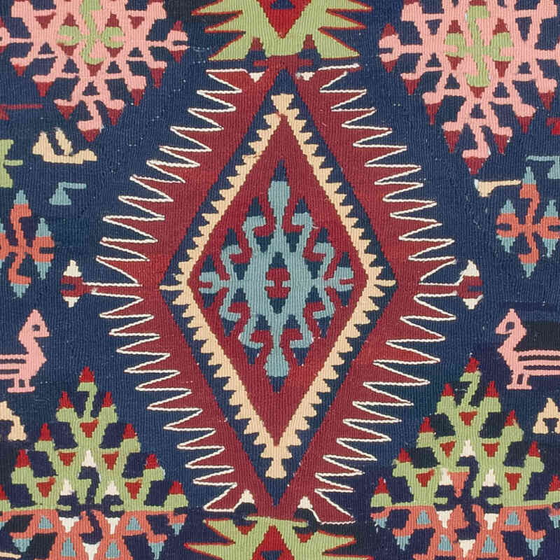 Yeni Kök Boya El Dokuma Kilim - 98 cm x 165 cm - K0080177
