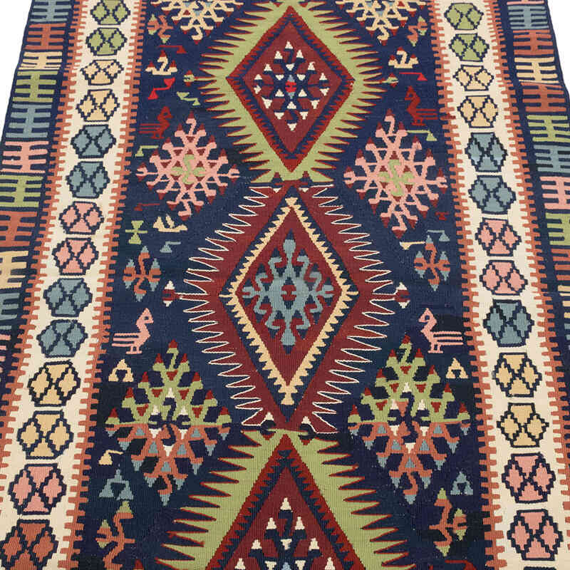 Yeni Kök Boya El Dokuma Kilim - 98 cm x 165 cm - K0080177