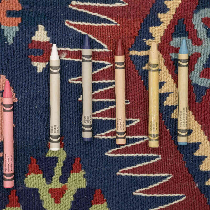 Yeni Kök Boya El Dokuma Kilim - 98 cm x 165 cm - K0080177